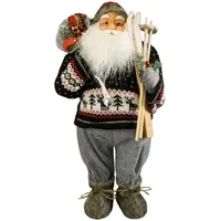 foolonli Weihnachtsmann 60 cm Blau/Grau/Schwarz