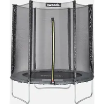 sweeek Rundes Trampolin 180 cm inkl. Sicherheitsnetz Grau