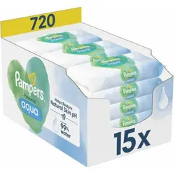 Pampers Harmonie Aqua Baby Wipes 15 * 48 sheets
