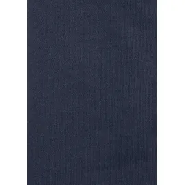 Miss Melody MISS MELODY, Mädchen, Gr. 104/110, N-Gr, blau (marine, bedruckt), Single Jersey, Obermaterial: 95% Baumwolle, 5% Elasthan, bedruckt, Rundhals, Raglanärmel abgesteppte Kante, Kleider Jerseykleid, toller Frontdruck mit Glitzereffekt