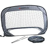 derbystar Unisex – Erwachsene Bundesliga Pop up Goal v22 Grau, 120 x 80 x 80 cm