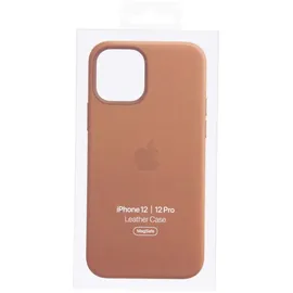 Apple iPhone 12/12 Pro Leder Case mit MagSafe sattelbraun