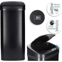 TALK-POINT Sensor Mülleimer 40 l Schwarz