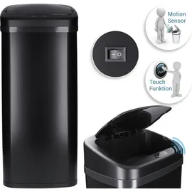 TALK-POINT Sensor Mülleimer 40 l Schwarz
