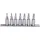 KS Tools 1/4" CHROMEplus Bit-Stecknuss-Satz Torx, 7-tlg.