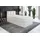 a&j möbelland gmbh Boxspringbett, Jugendbett NASI 80x200 (Links) mit Bettkästen, Bonell-Matratze und Topper. Farbe: Weiß. - Weiß