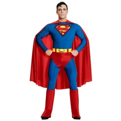 Rubie ́s Kostüm Superman, Original lizenziertes Kostüm zum DC-Comic “Superman” blau L