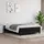 vidaXL Boxspringbett 140 x 200 cm schwarz