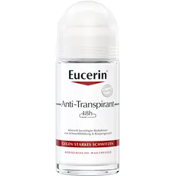 Eucerin Anti-Transpirant 48h Roll-on – Deo-Roller gegen starkes Schwitzen reduziert Schweiß- und Geruchsbildung Flüssigkeit 50 ml Unisex 50 ml Flüssigkeit