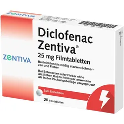 DICLOFENAC Zentiva 25 mg 20 St
