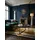 KADIMA DESIGN Couchtisch Rund Gold Glas 78 x 42 cm