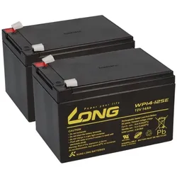 Akkus Jungheinrich Gelände-Elektro-Stapler Ameise, 2 x 12V 14Ah Blei AGM Akku