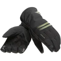 Dainese Plaza 3 D-dry Handschuhe - Schwarz/Dunkelgrün / XS