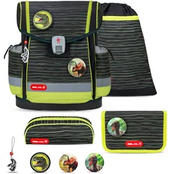 Belmil Classy Plus ergonomisches Schulranzenset 5tlg. - "Prehistoric Times" Koffer24