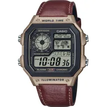 Casio Uhr AE-1200WHL-5AV | Schwarz/Braun