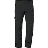 Schöffel Pants Koper1 Warm M, gefütterte Wanderhose mit 4 Wege-Stretch, robuste Thermohose mit vorgeformten Knien, schnelltrocknend und geruchshemmend, black, 24