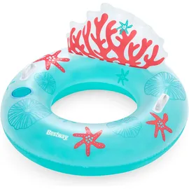 BESTWAY Schwimmring Coral Bliss 107 x 113 cm