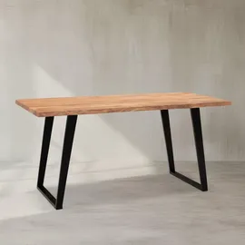 KADIMA DESIGN Schreibtisch Akazie massiv / Braun