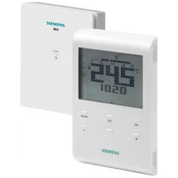 Siemens S55770T282 Drahtloser Raumthermostat mit Auto-Zeitschaltprogramm, inkl. Empfänger