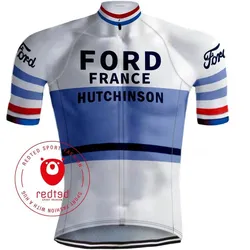 Retro Radtrikot Ford France - REDTED bunt L