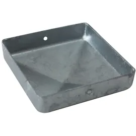 Trutzholm Pfostenkappe 10 x 10 cm Silber/Verzinkt