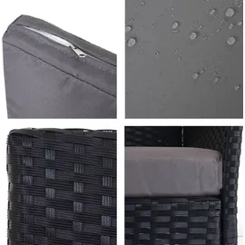 Mendler Halden 106 x 0 x 0 cm Schwarz