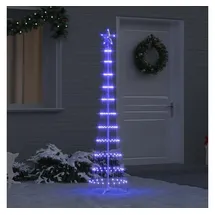 vidaXL LED-Weihnachtsbaum 51 x 51 x 190 cm Blau