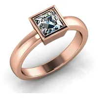 Verlobungsring VR06 750er Rotgold - 3580