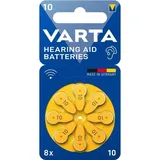 Hörgerätebatterie 10 / A10 / PR70 8er-Pack