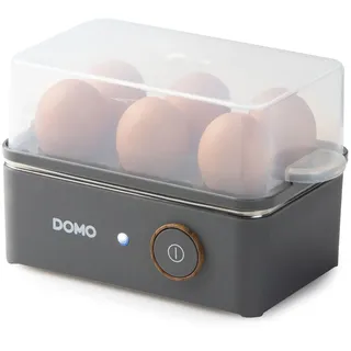 DOMO collection Domo Eierkocher 6 Eier - 'Wood You' Serie - 400W - Mattgrau