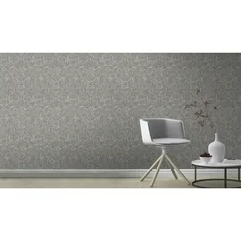 Rasch Textil Vliestapete Tapetenwechsel II 10 m x 0,61 m 1 St grau/beige 651621