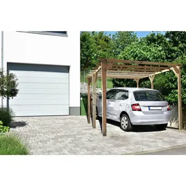 Habitat et Jardin Sunny Carport 3,00 x 5,00 m Braun