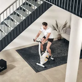 Sportplus Heimtrainer Fahrrad, 24 Widerstandsstufen, integrierte Herzfrequenz-Messer & App kompatibel, Hometrainer