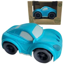 alldoro Spielzeug-Rennwagen 60401, Rennauto, ecofriendly, aus Kunststoff-Weizenstroh-Mix, 14,5 x 8,5 cm bunt