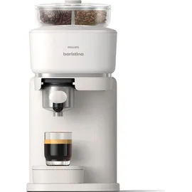 Philips Baristina Espressomaschine BAR320/00 mit Bean Swap Naturweiß / Weiß