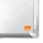 NOBO Whiteboard 60 x 45 cm Grau/Weiß