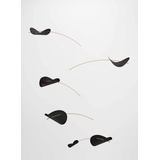 Flensted Mobiles Flensted Drifting Clouds, Black Mobiles, Folie, Schwarz,