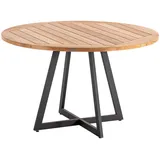 Niehoff Tisch Milan anthrazit - Teak
