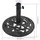 vidaXL Sonnenschirmständer Schwarz Bronze 9 kg 40 cm Gusseisen