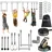 Mamabrum Ninja Hindernislauf Kinder Slackline Set 7 Hindernisse, 15m Max 113kg