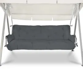 Beautissu Bankauflage 180 x 50 x 8 cm grau 2-tlg.