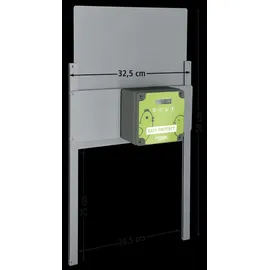 Kerbl Autom. Hühnertür Easy Protect Steuerung mit Tür, 70590 - Weiß