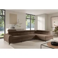 Fun Möbel Ecksofa Schlafsofa Sofa TORONTO XL Stoff Element