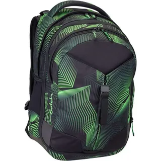 Satch Match Schulrucksack Seismic Green
