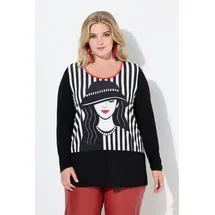 MIAMODA Shirt in schwarz | Gr.: 58