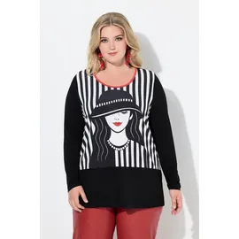 MIAMODA Shirt in schwarz | Gr.: 58