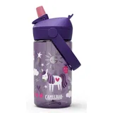 CamelBak Thrive Flip Straw Kids 14OZ Sportflasche – auslaufsicher – kindgerechte Größe – einfacher Trinkverschluss – unicorn party