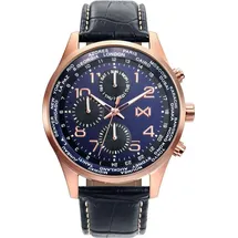 Mark Maddox NEW COLLECTION HC7121-37 Leder 44 mm