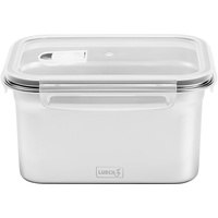 Lurch 240895 Lunchbox Safety/Aufbewahrungsbox aus hochwertigem Edelstahl mit BPA-freiem Kunststoffdeckel 2000ml