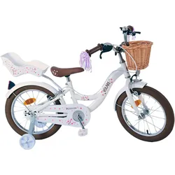 Kinderfahrrad 16 Zoll Volares Blossom 5-7 Jahre Weiß 16